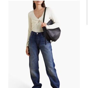 Frame Ivory Long Sleeve Dress